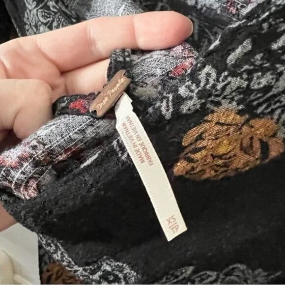 Free People Smooth Talker Floral Print Tunic Dress - Picture 8 of 8